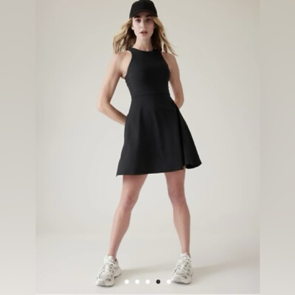 Athleta Conscious Dress Size S Small Black #534780 Athletic Gym Outdoor Tennis